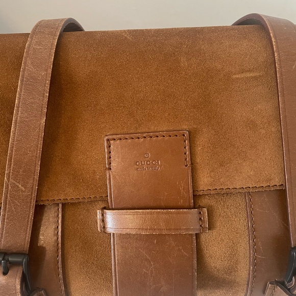 Gucci Brown Suede Bag - Picture 9 of 9